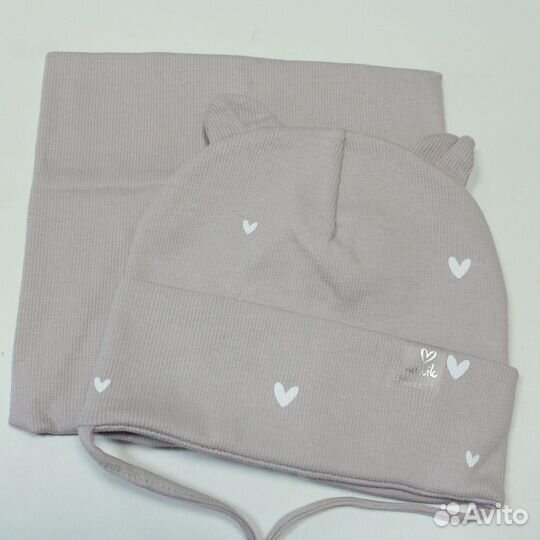 Комплект для девочки (шапка, снуд)