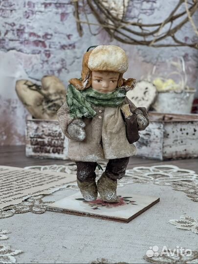 Ватные елочные игрушки новые