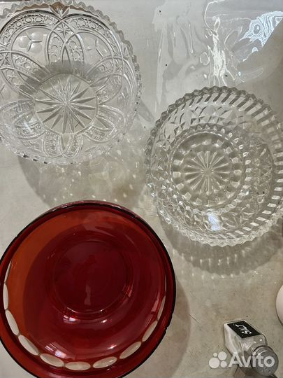 Хрустальные фужеры бокалы СССР