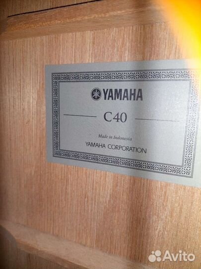Гитара yamaha c40