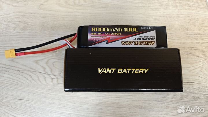 Аккумулятор FPV 6S 8000mAh 100C