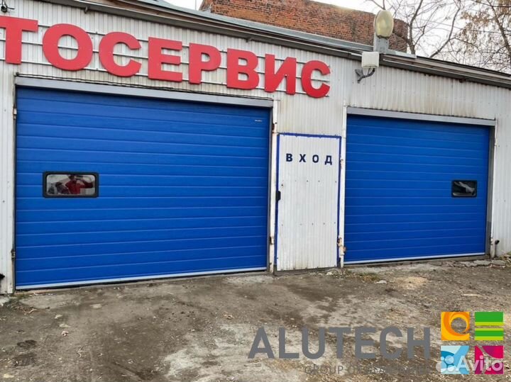 Секционные ворота alutech