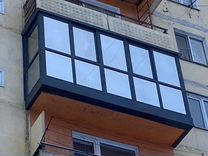 Остекление балконов, установка пластиковых окон