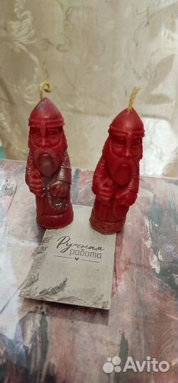 Восковые Формовые свечи ручной работы