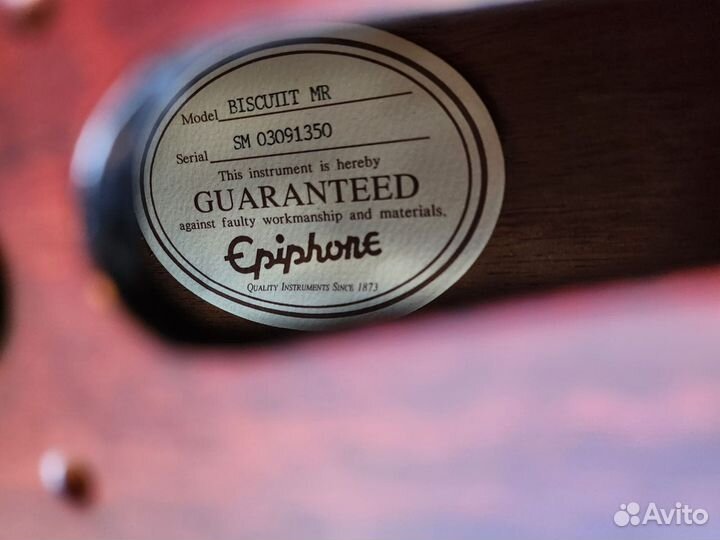 Продаю Резонаторную гитару Epiphone Biscuit MR