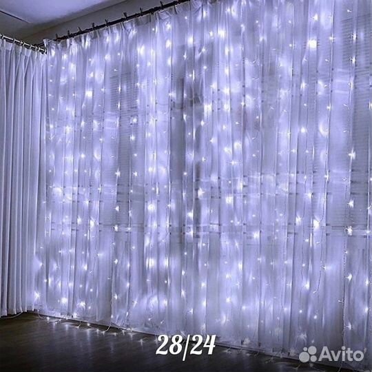 Гирлянда штора