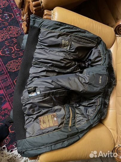 Куртка пуховик бомбер moorer