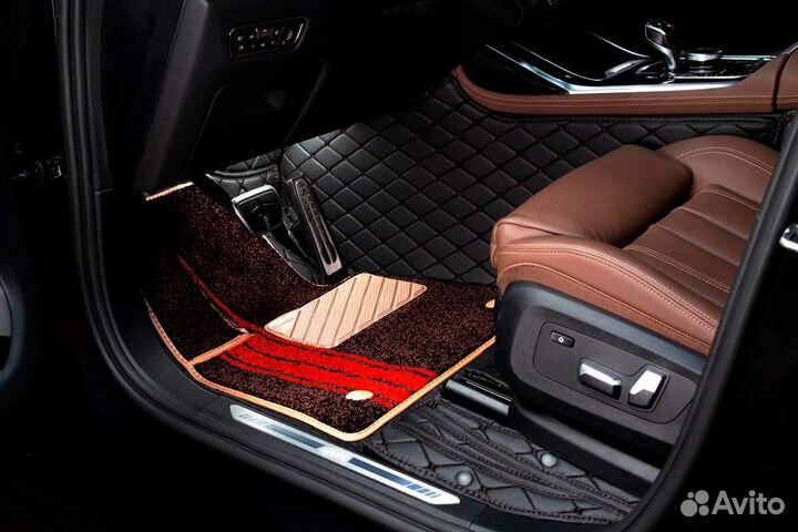 3D Коврики Range Rover Салон Багажник из Экокожи