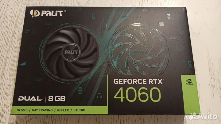 Видеокарта Palit nvidia GeForce RTX 4060 dual