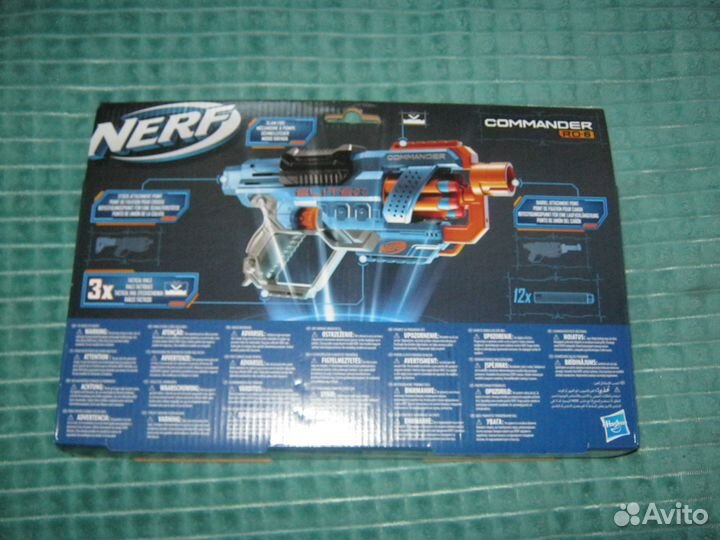 Бластер Nerf Commander RD-6 Elite 2.0 новый