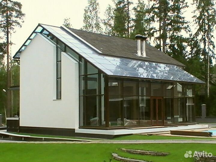 Зимний сад крыша стекло