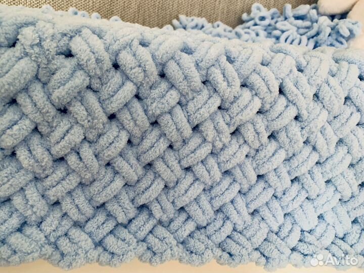 Плед детский вязаный