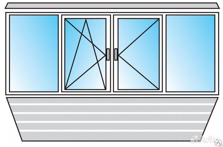 Окна на лоджию