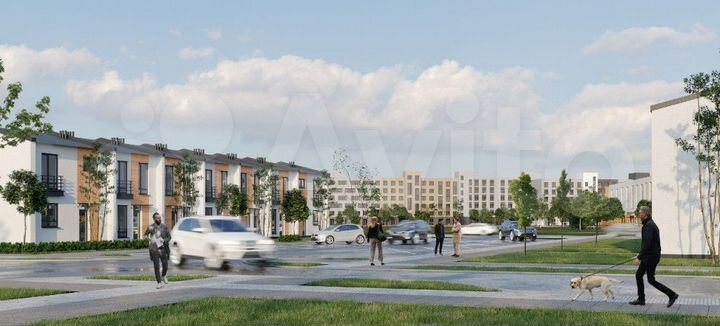 2-к. квартира, 99,7 м², 1/2 эт.