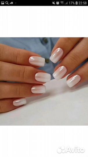 Наращивание ногтей #Акрил, #гель-лак