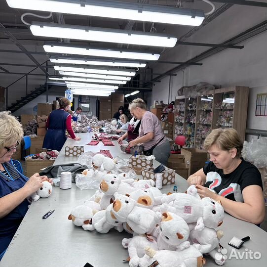 Вахта Москва Разнорабочий на склад мягких игрушек