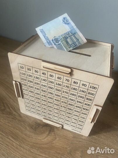 Копилка деревянная