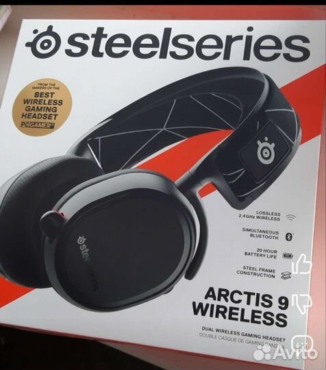 Игровые наушники Steel Series 61484 черные