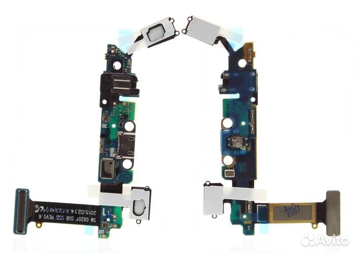 Шлейф для Samsung G920F/G920FD S6/S6 Duos (плата)