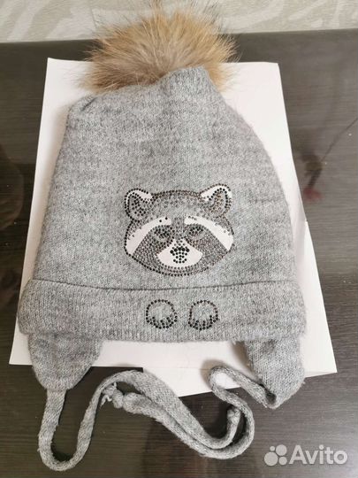 Шапка и снуд для девочки зима