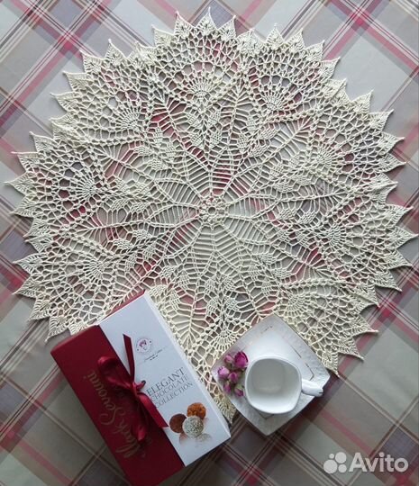 Салфетка вязаная крючком