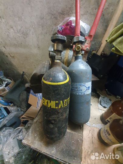 Газовые балоны угл/азот 3.5литра электродвигатель