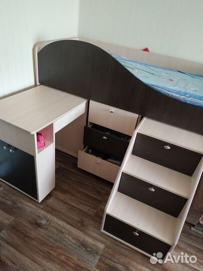 Детская кровать от 3 лет с бортиками