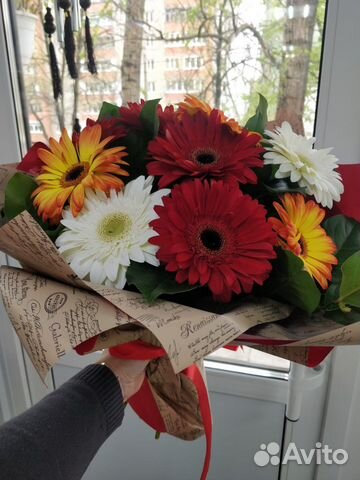 Букет с герберами
