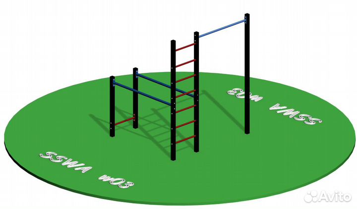 Воркаут площадка спортивный комплекс sswa