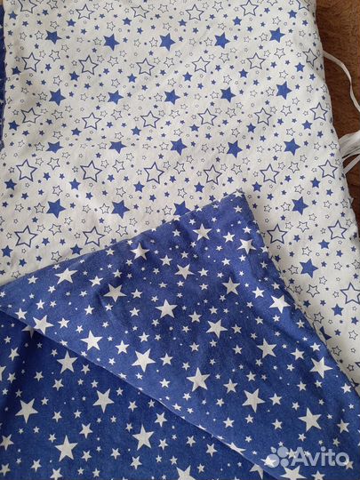 Бортики и одеяло в кроватку