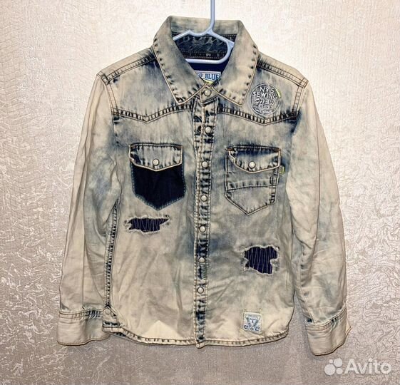 Рубашка джинсовая