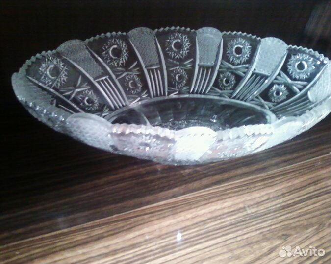 Хрустальная ваза для фруктов 