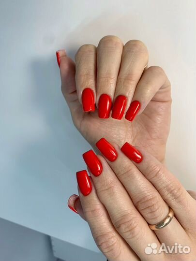 Маникюр, укрепление, покрытие гель лак