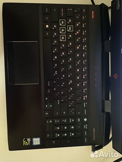 Ноутбук игровой HP Omen 15, i7 8750H, 1060