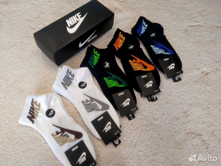 Носки Nike короткие 10 пар