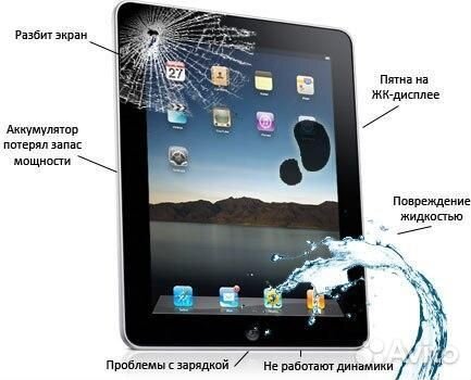 Ремонт планшета iPad / все модели / Рассрочка