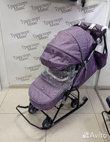 Санки коляска ника 6 + доставка бесплатно