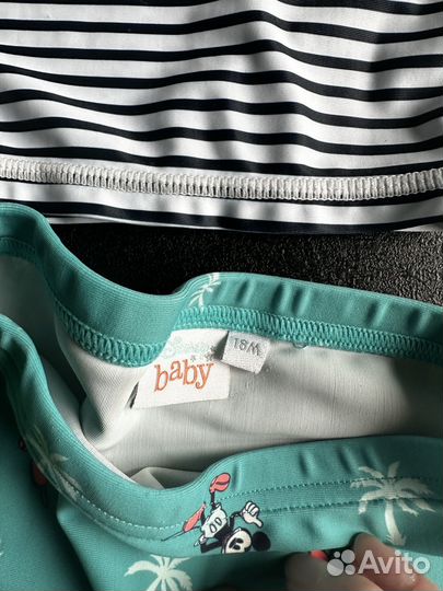 Купальник, шорты, аквашузы