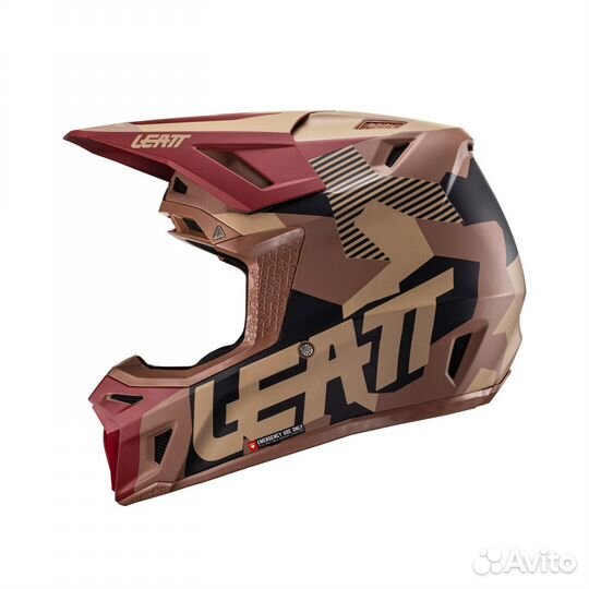Мотошлем Leatt Moto 8.5 + Очки Velocity 5.5