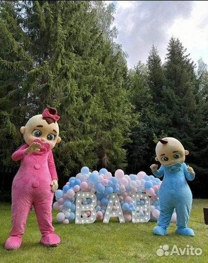 Фотозона для гендер пати, baby буквы обьемные