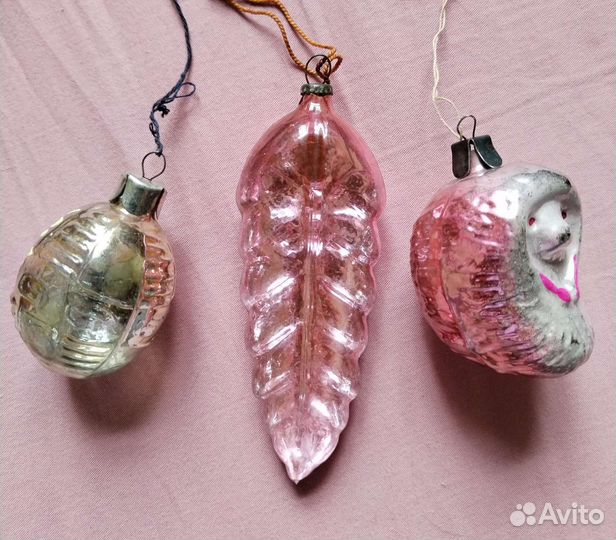 Елочные игрушки СССР (набор)