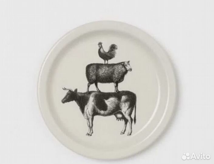 Тарелка тыква ферма hm home Zara home