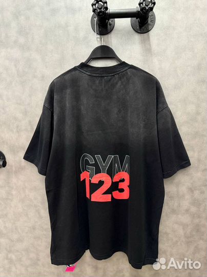 Футболка rivington 123 oversize топ 2025