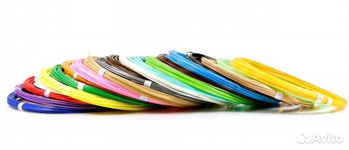 Пластик PLA-20 (по 10м. 20 цветов)