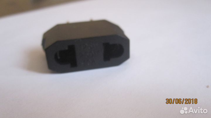 Сетевой переходник с EU на US американская розетка