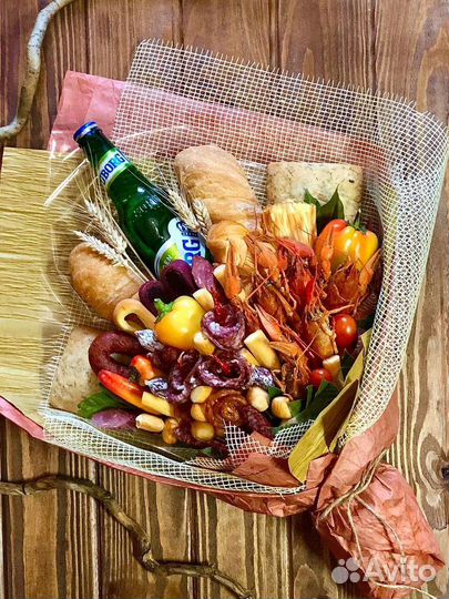 Мужские букеты съедобные