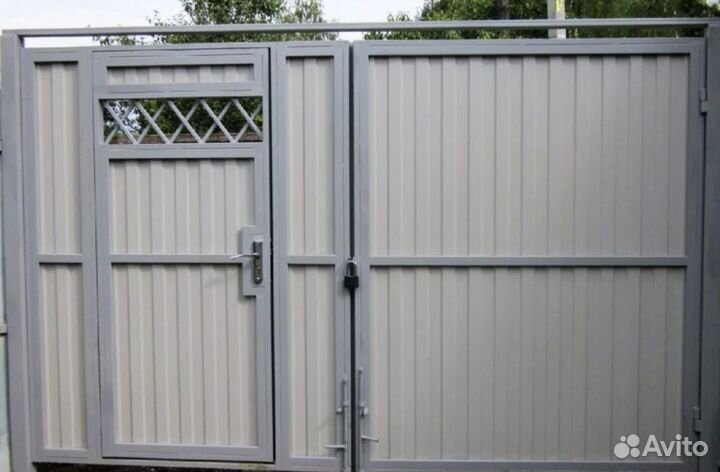 Распашные ворота замер бесплатно