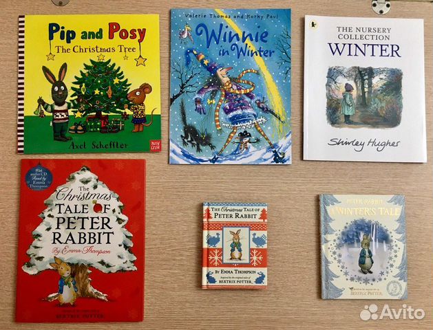 Зимние и новогодние книги на английском языке