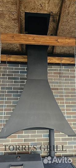 Мангал с вытяжкой