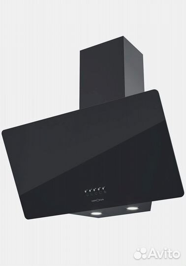 Вытяжка для кухни наклонная черная новая krona